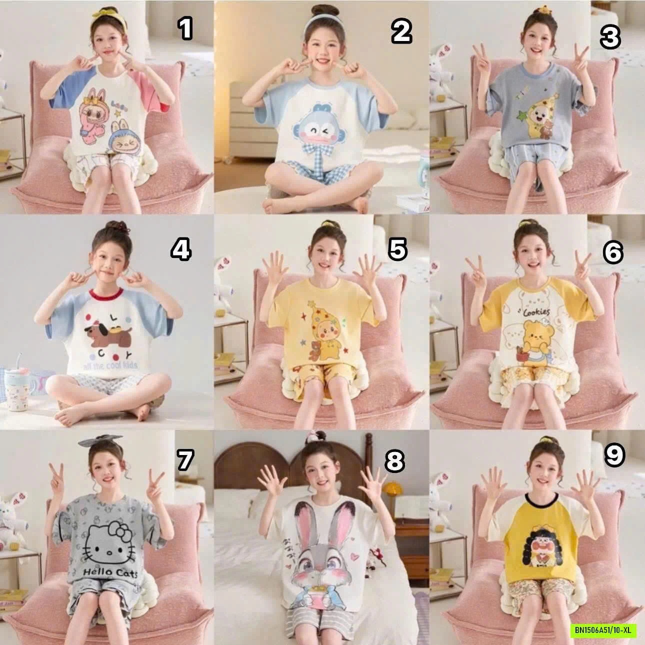 BỘ SHORT MẶC NHÀ CHO MẸ VÀ BÉ
