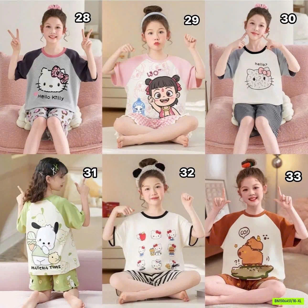 BỘ SHORT MẶC NHÀ CHO MẸ VÀ BÉ