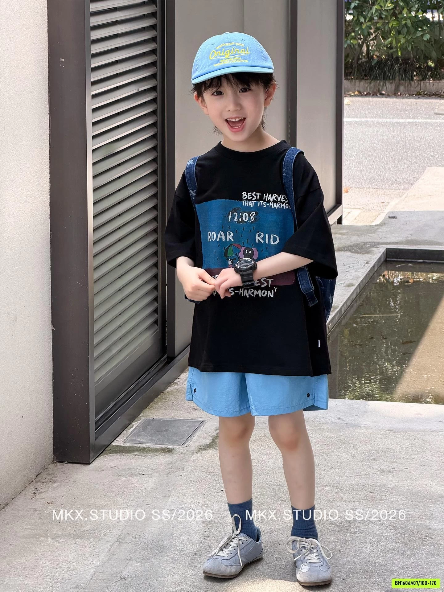 SÉT ÁO ĐEN IN HÌNH MIX SHORT COBAN