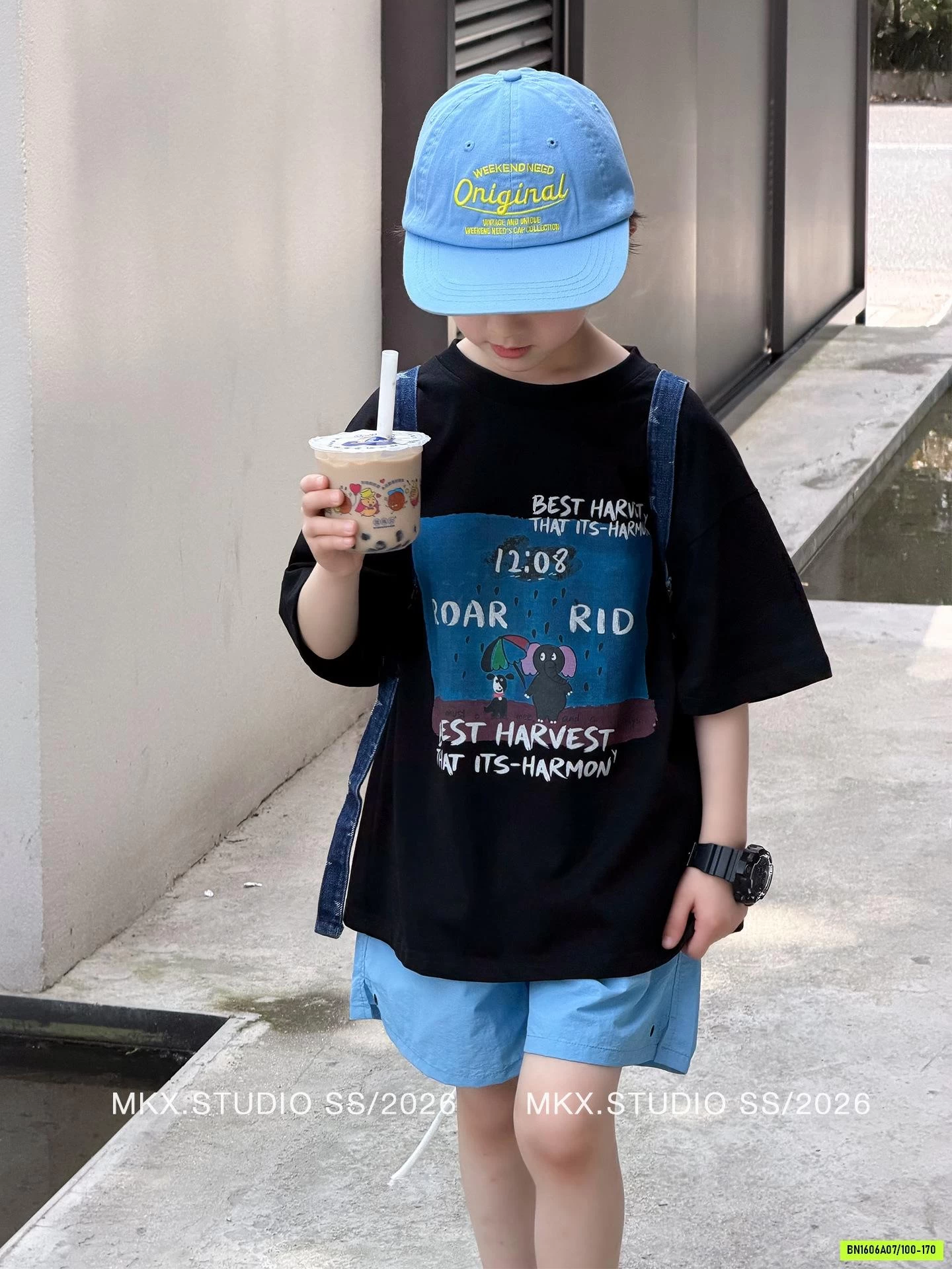 SÉT ÁO ĐEN IN HÌNH MIX SHORT COBAN