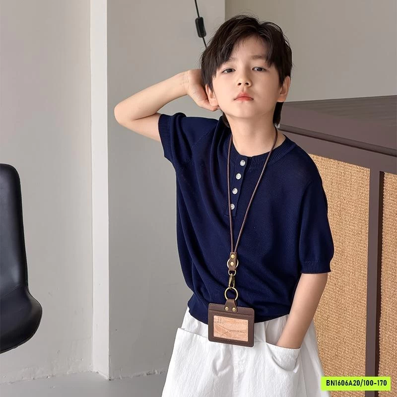 ÁO LƯỚI CỔ TRỤ CÚC NGỰC 26D034 AMBB