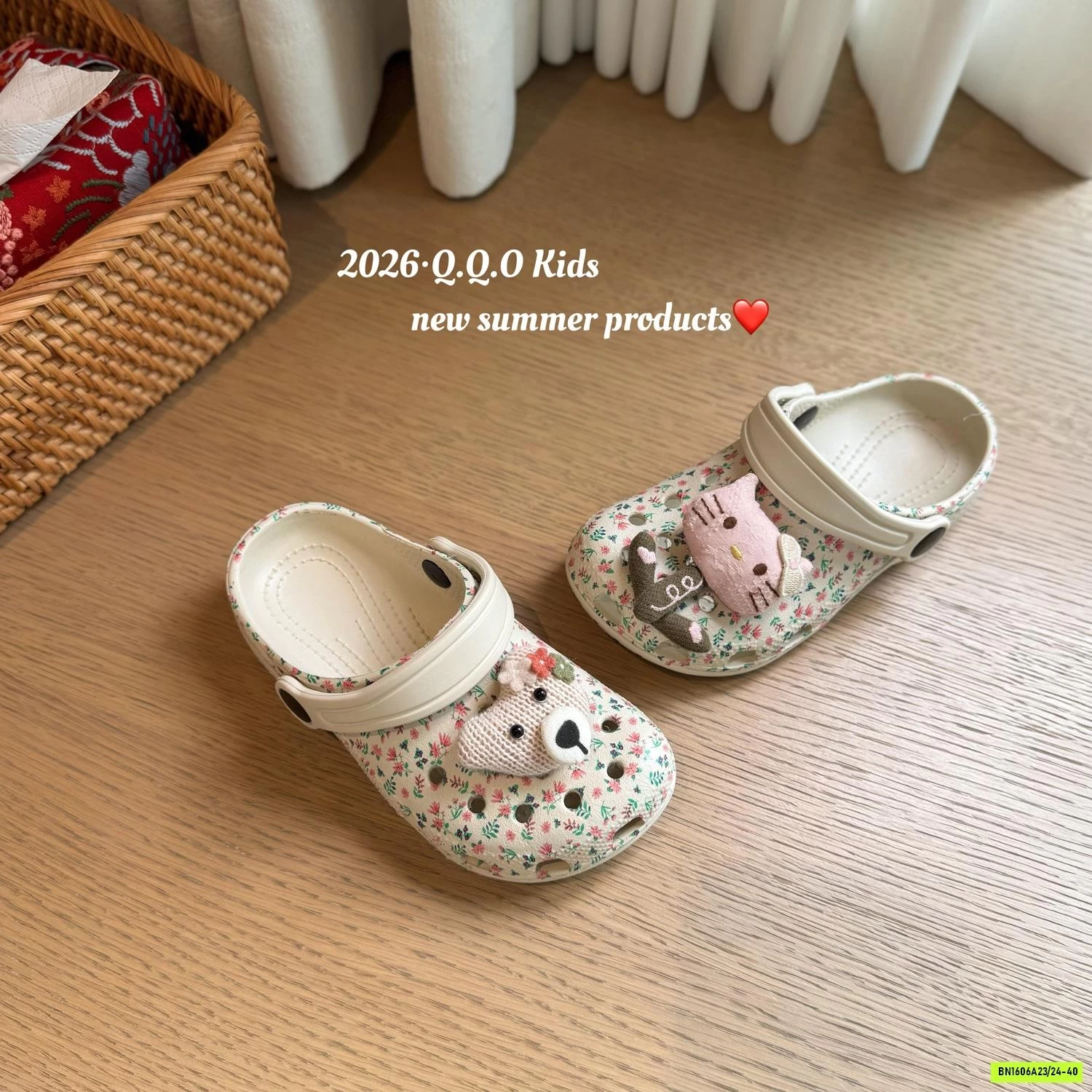 CROCS HOA NHÍ CHARM MÈO XINHHHH