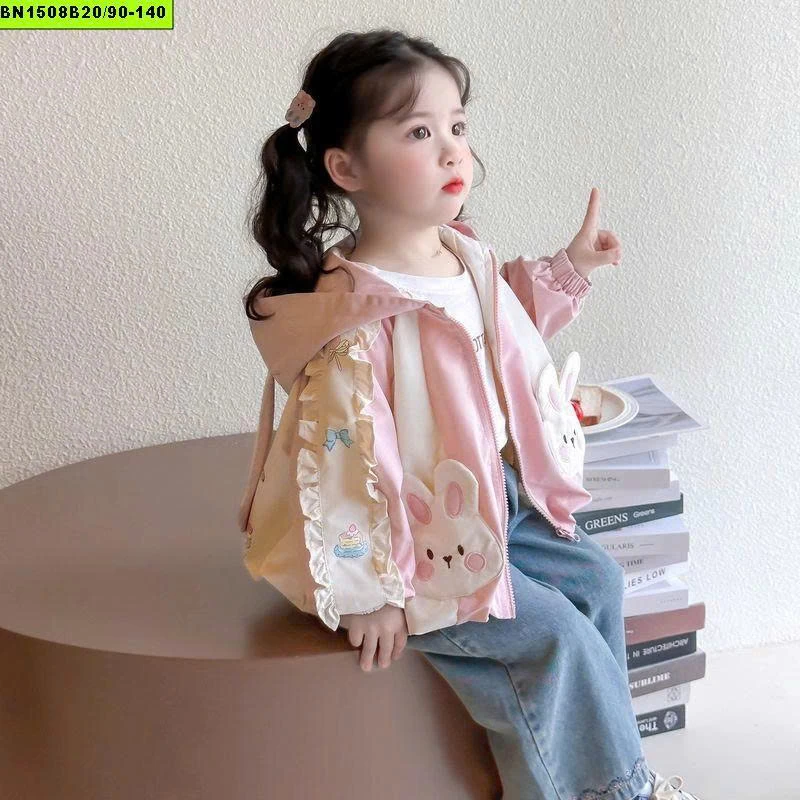 ÁO KHOÁC TAI THỎ CHO BÉ