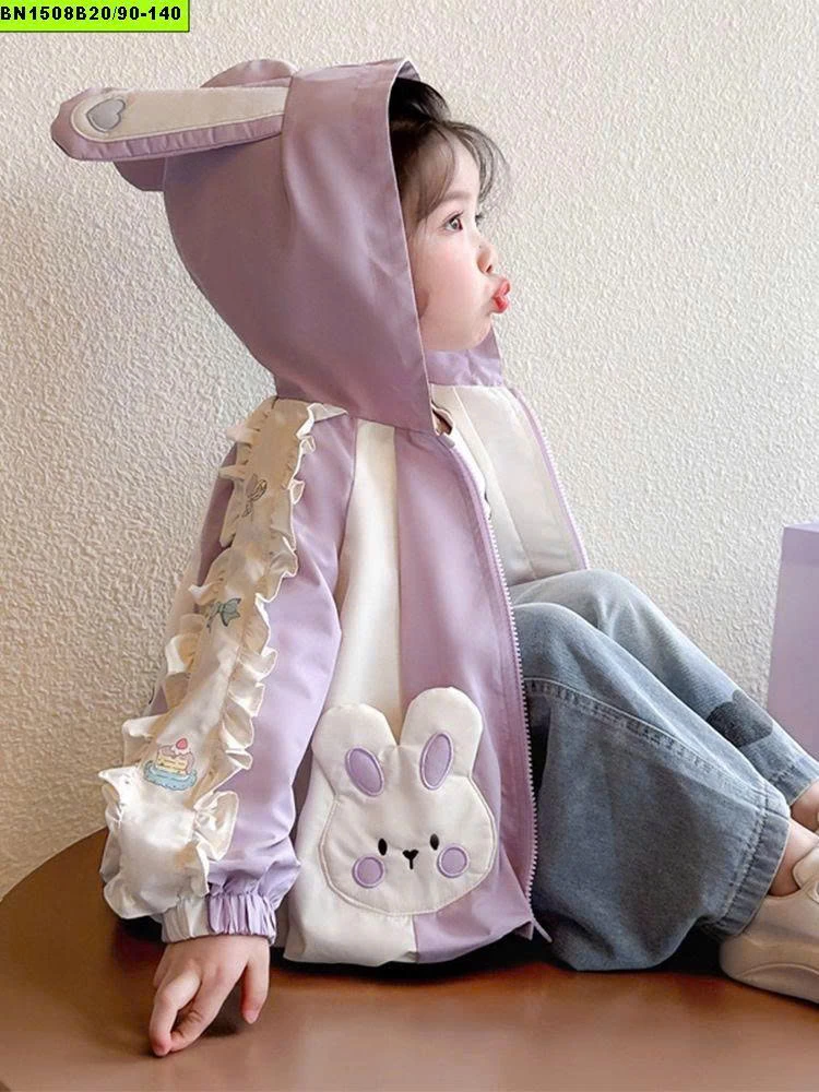 ÁO KHOÁC TAI THỎ CHO BÉ