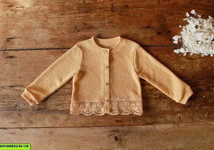 ÁO KHOÁC LEN PHỐI REN SIZE NHÍ