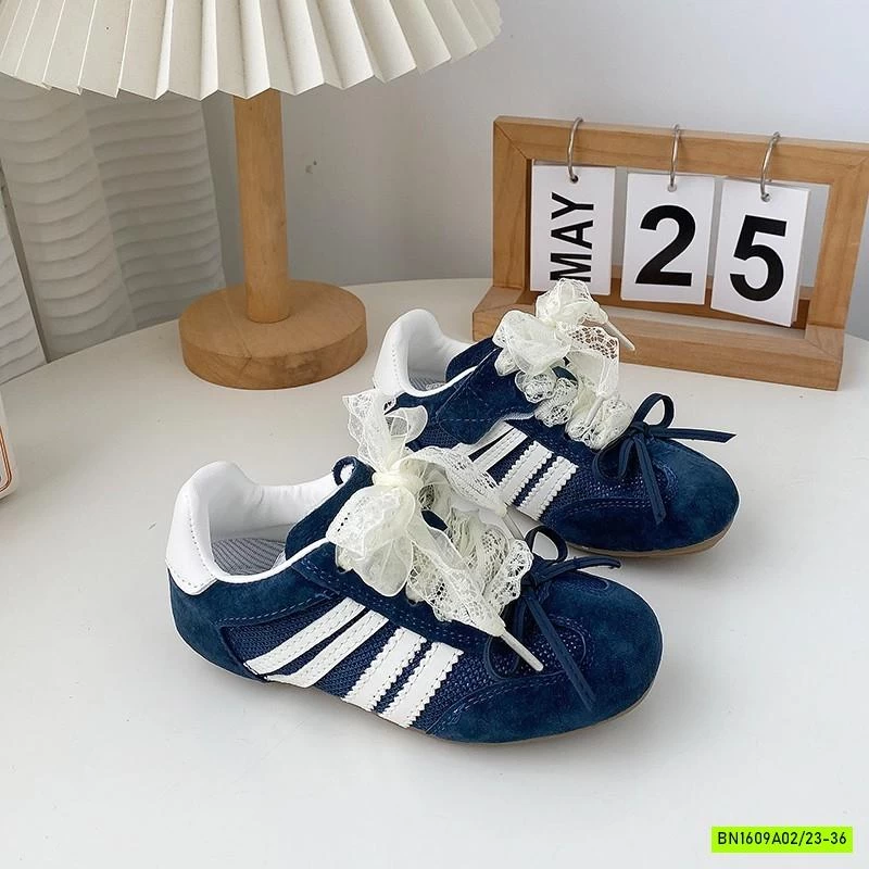 GIÀY DA LỘN SỌC DÂY REN