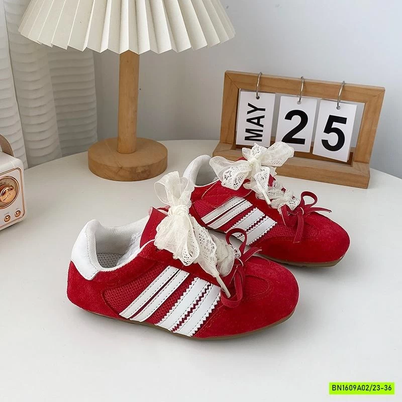 GIÀY DA LỘN SỌC DÂY REN