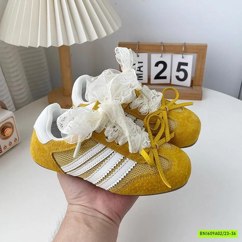 GIÀY DA LỘN SỌC DÂY REN