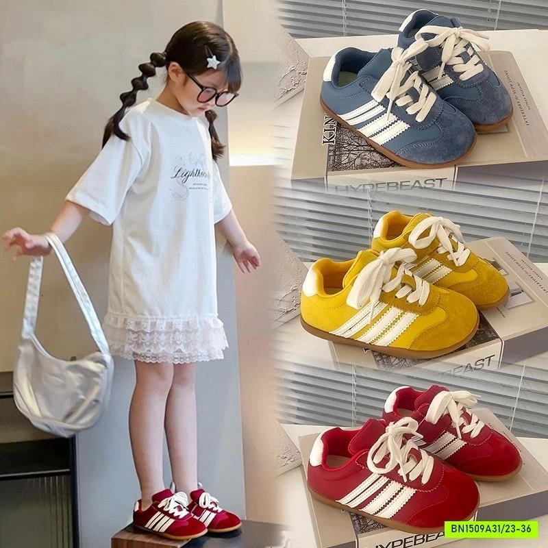 GIÀY DA LỘN 3 SỌC BUỘC DÂY