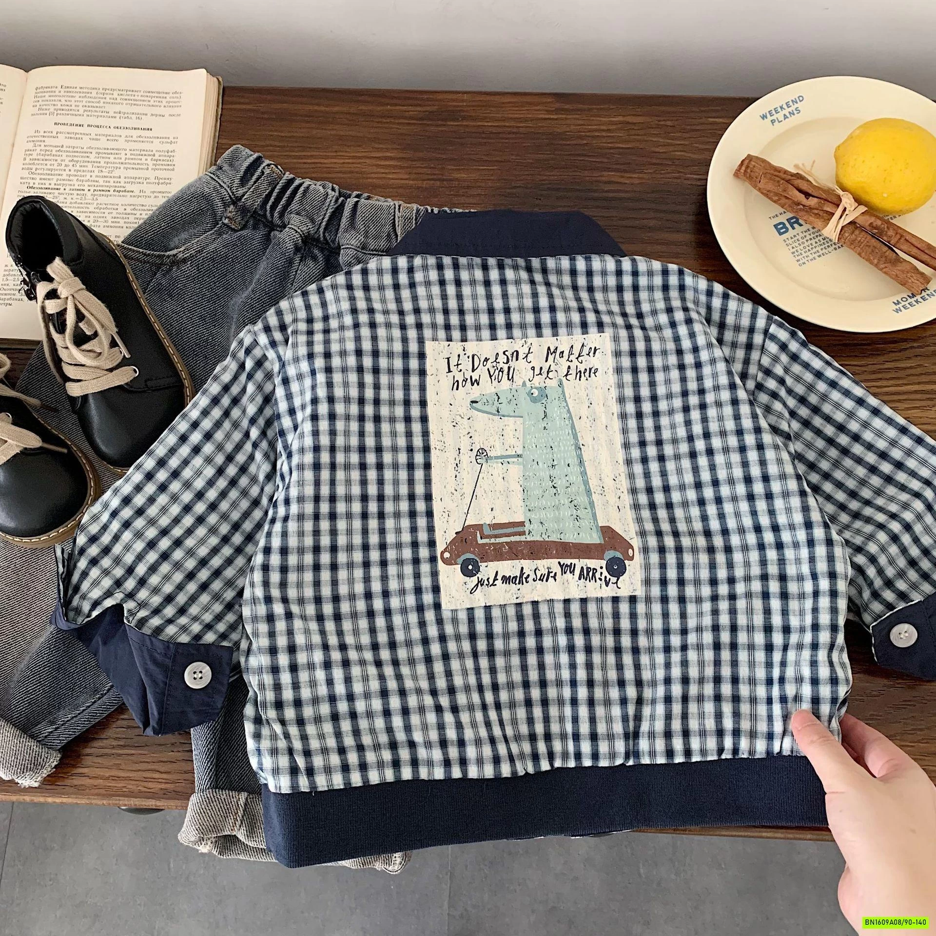 KHOÁC GIÓ CARO 2 MẶT XỊN SÒ