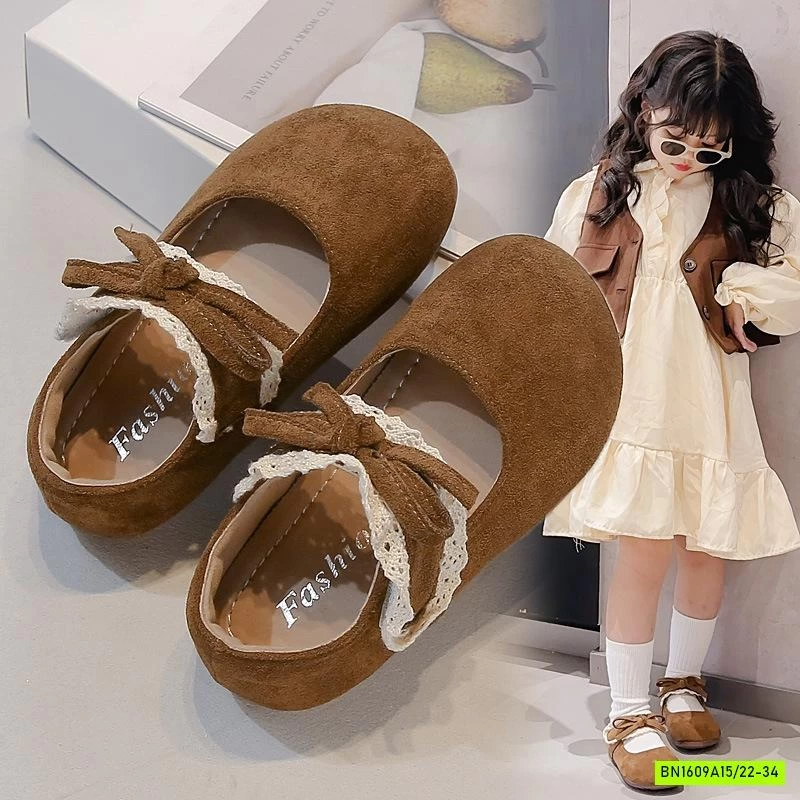 GIÀY DA LỘN PHỐI REN