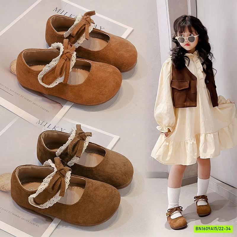 GIÀY DA LỘN PHỐI REN