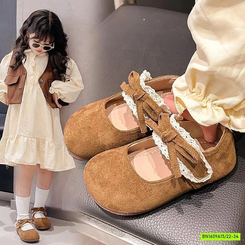 GIÀY DA LỘN PHỐI REN