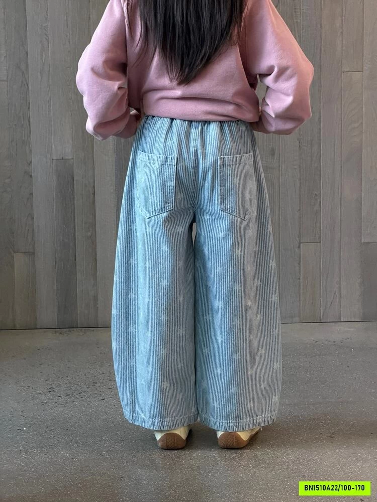 JEANS BAGGY NGÔI SAO 26F057 AMBB