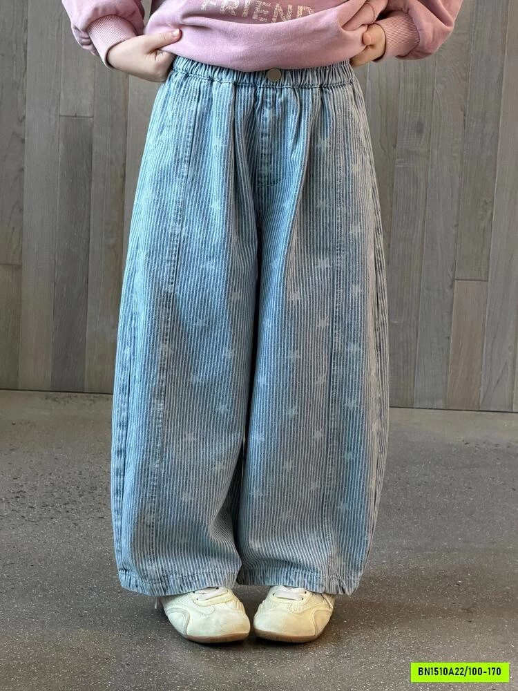 JEANS BAGGY NGÔI SAO 26F057 AMBB