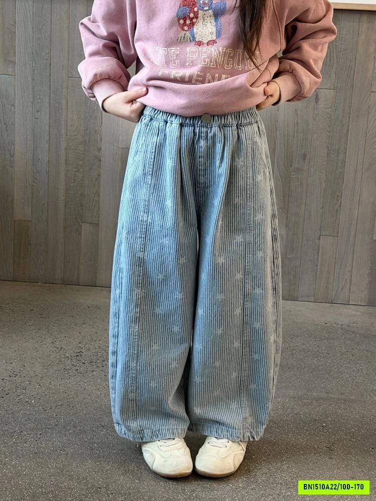 JEANS BAGGY NGÔI SAO 26F057 AMBB