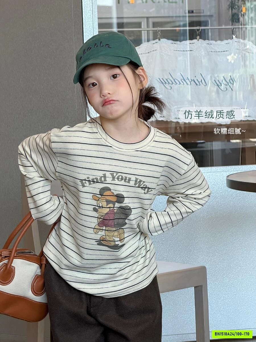 ÁO NỈ KẺ MICKEY 26F048 AMBB