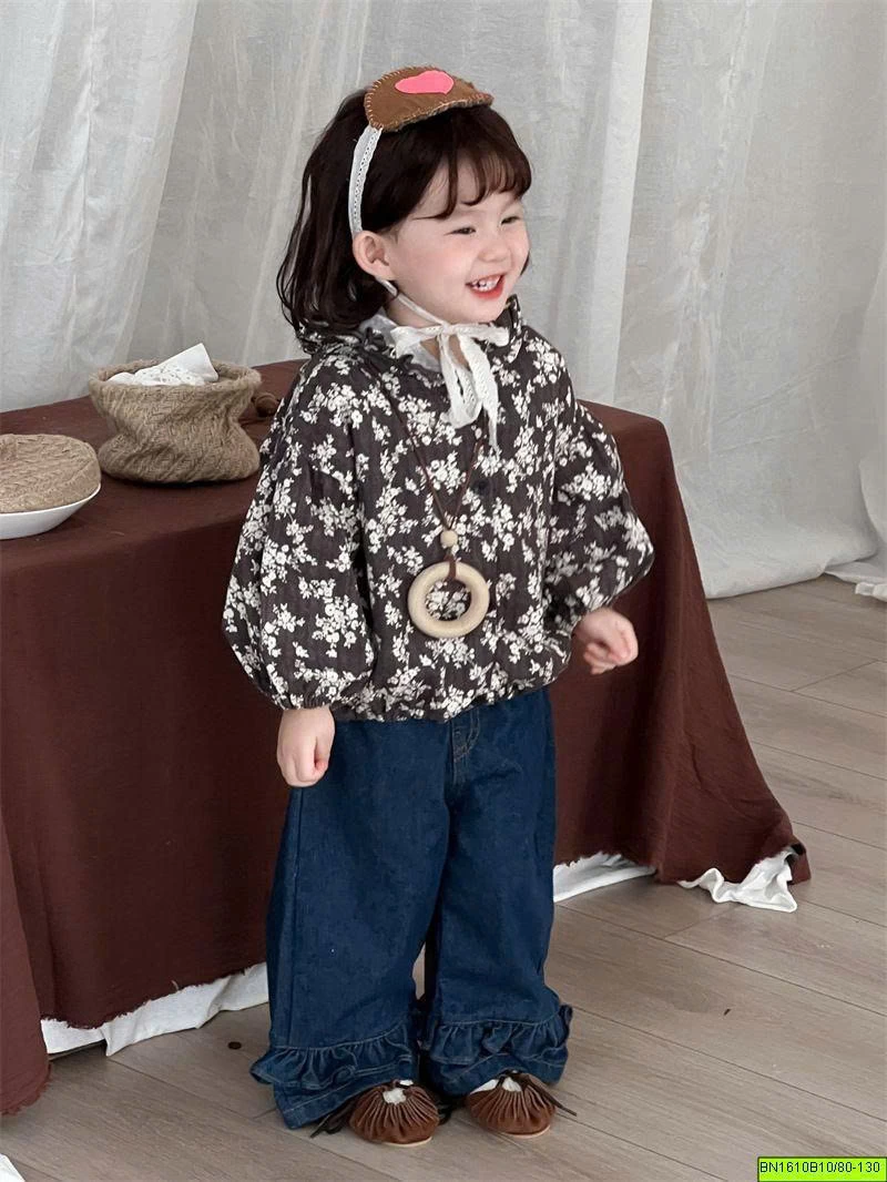 QUẦN JEAN BÁNH BÈO BÉ GÁI