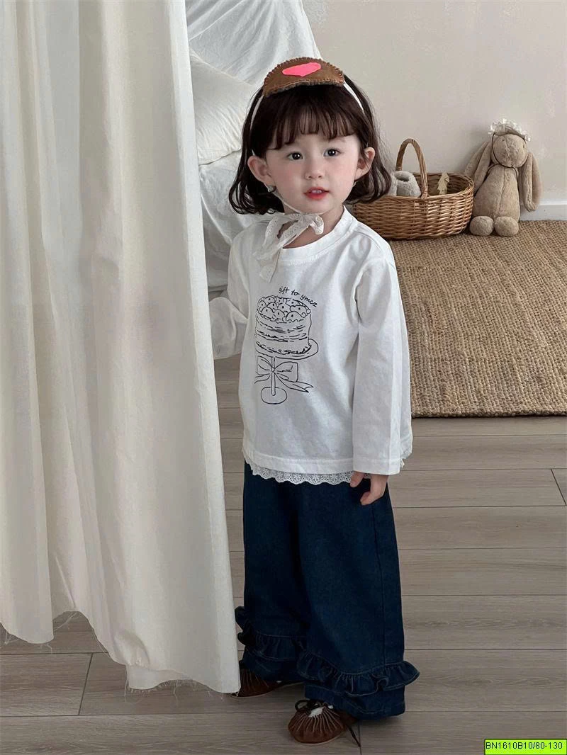 QUẦN JEAN BÁNH BÈO BÉ GÁI