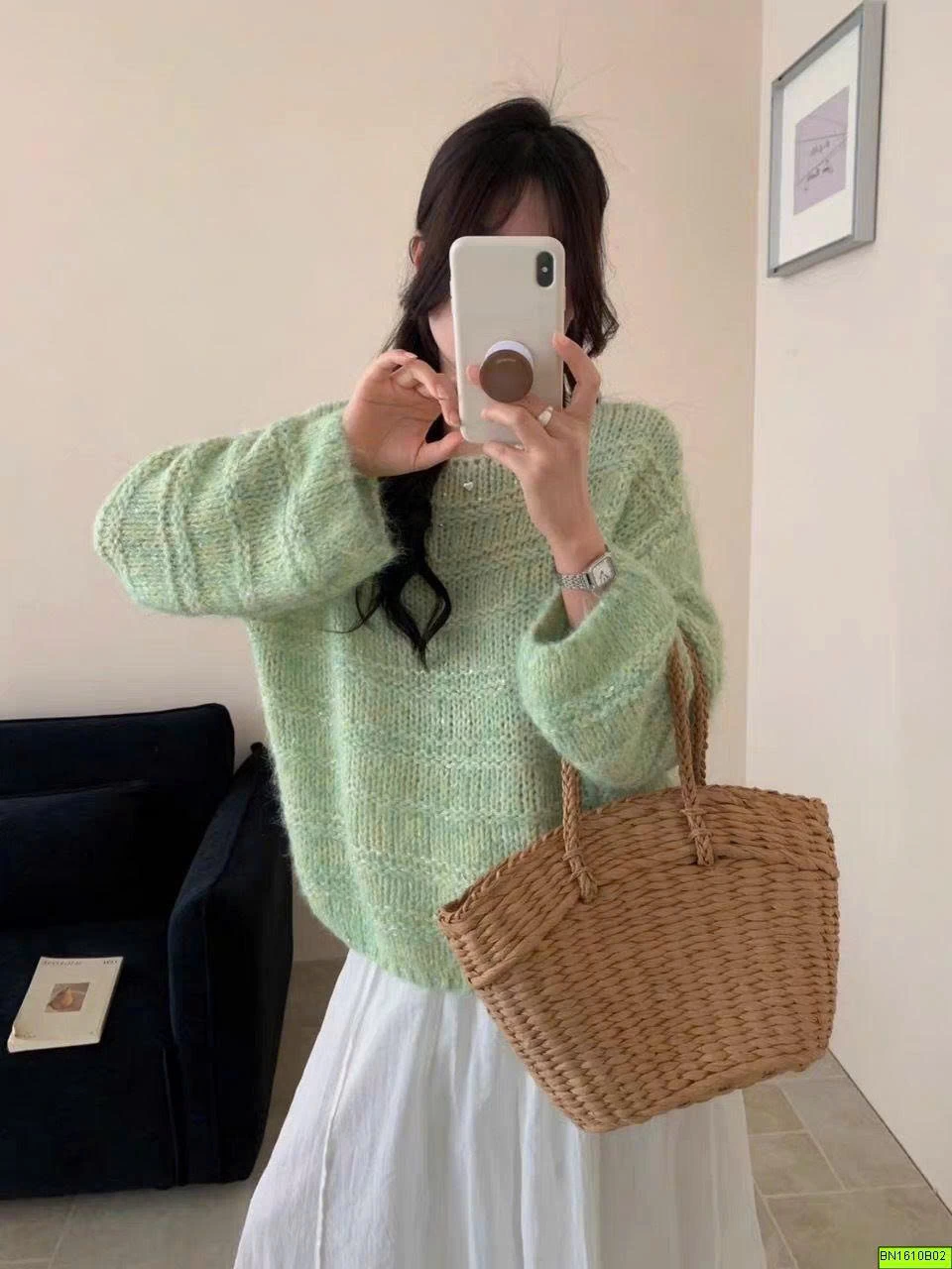 ÁO LEN DỆT CỔ THUYỀN