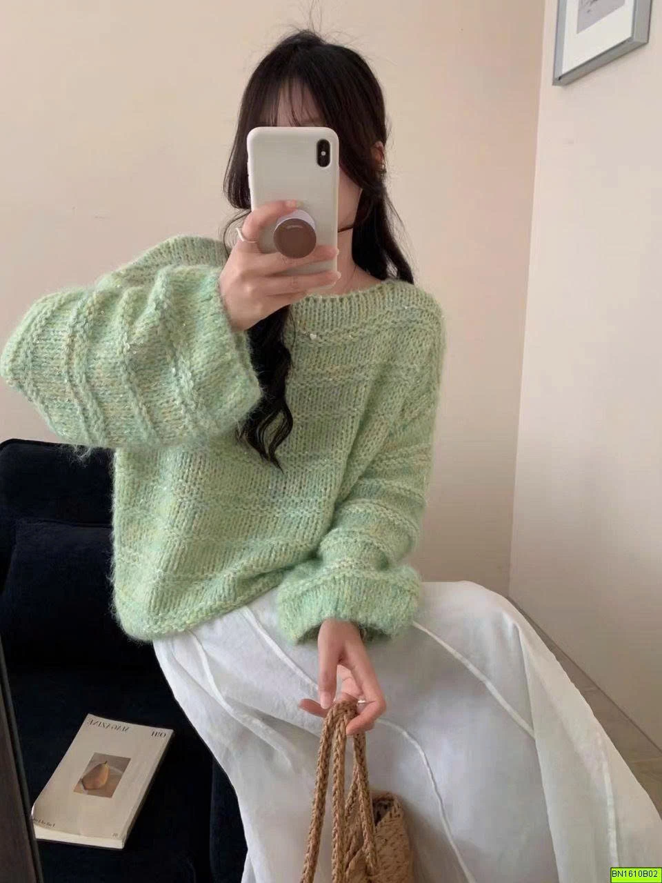 ÁO LEN DỆT CỔ THUYỀN