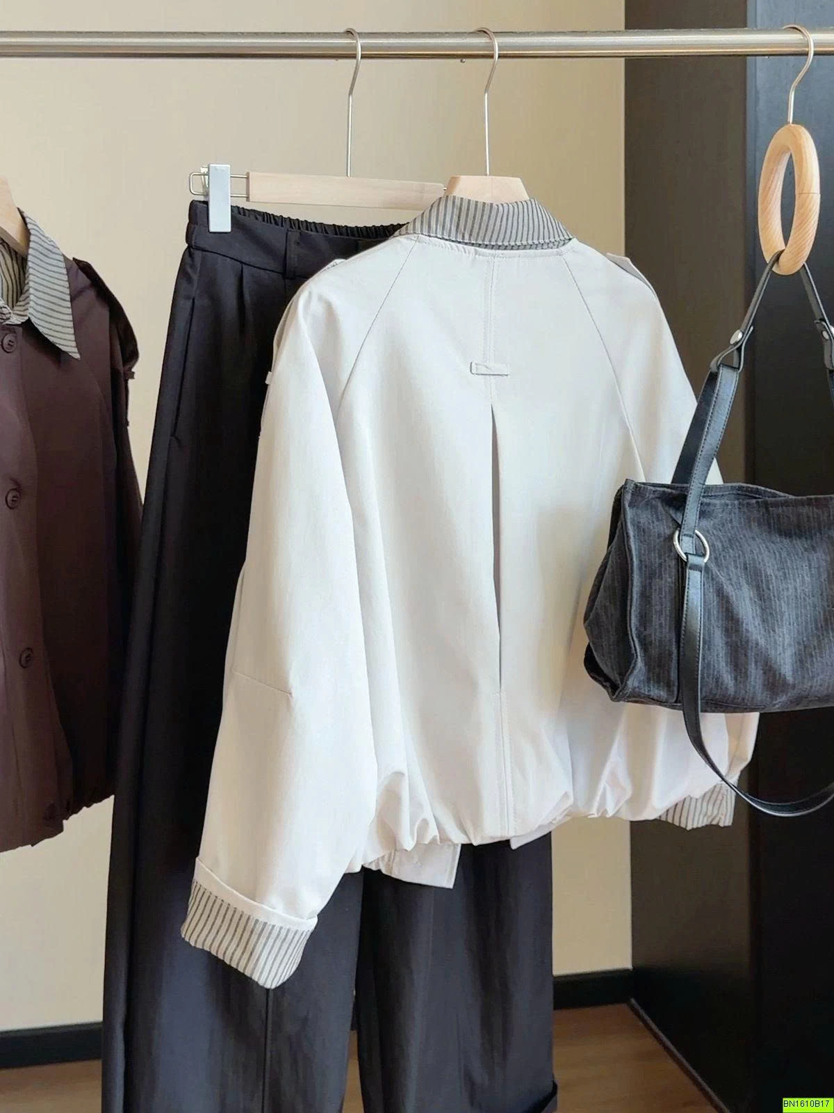 ÁO KHOÁC PHỐI CỔ THỜI TRANG VINTAGE