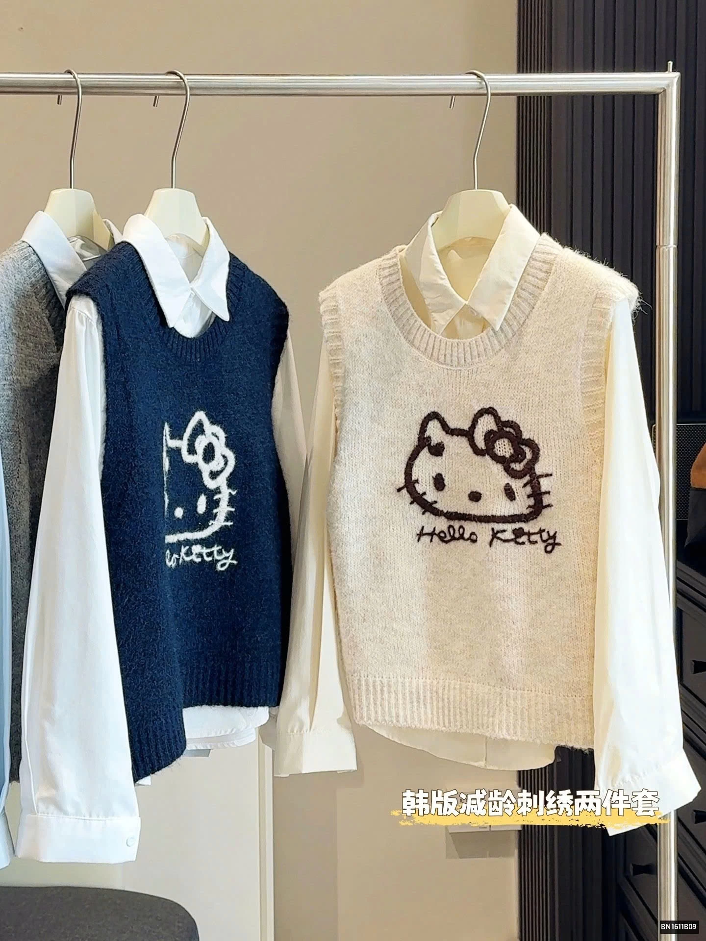 SÉT ÁO SƠ MI MIX GILE LEN KITTY ANNA