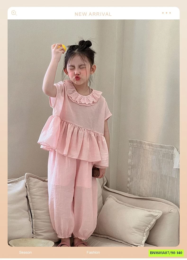 SÉT ĐŨI CỔ BÈO HỒNG