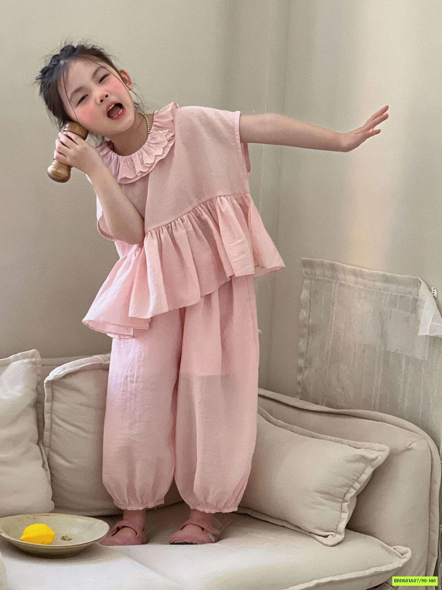 SÉT ĐŨI CỔ BÈO HỒNG