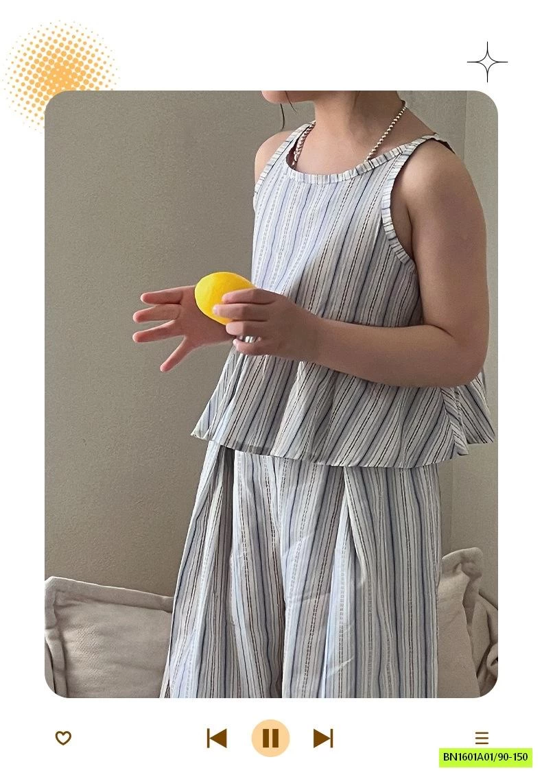 SÉT 2 DÂY SỌC BABYDOLL