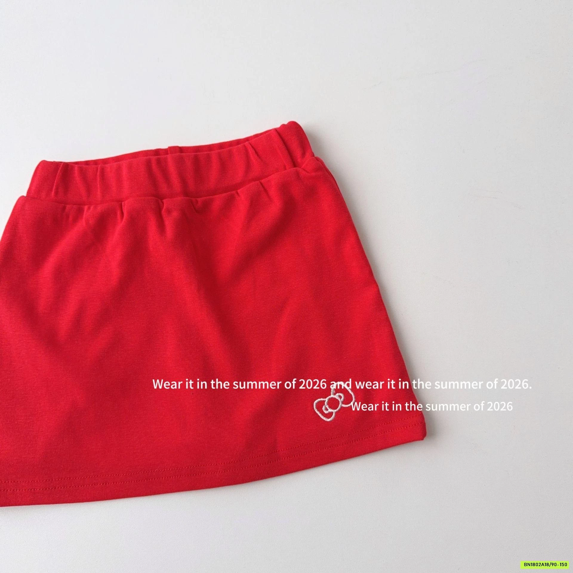 SÉT VÁY KITTY ĐỎ T&Q KIDS