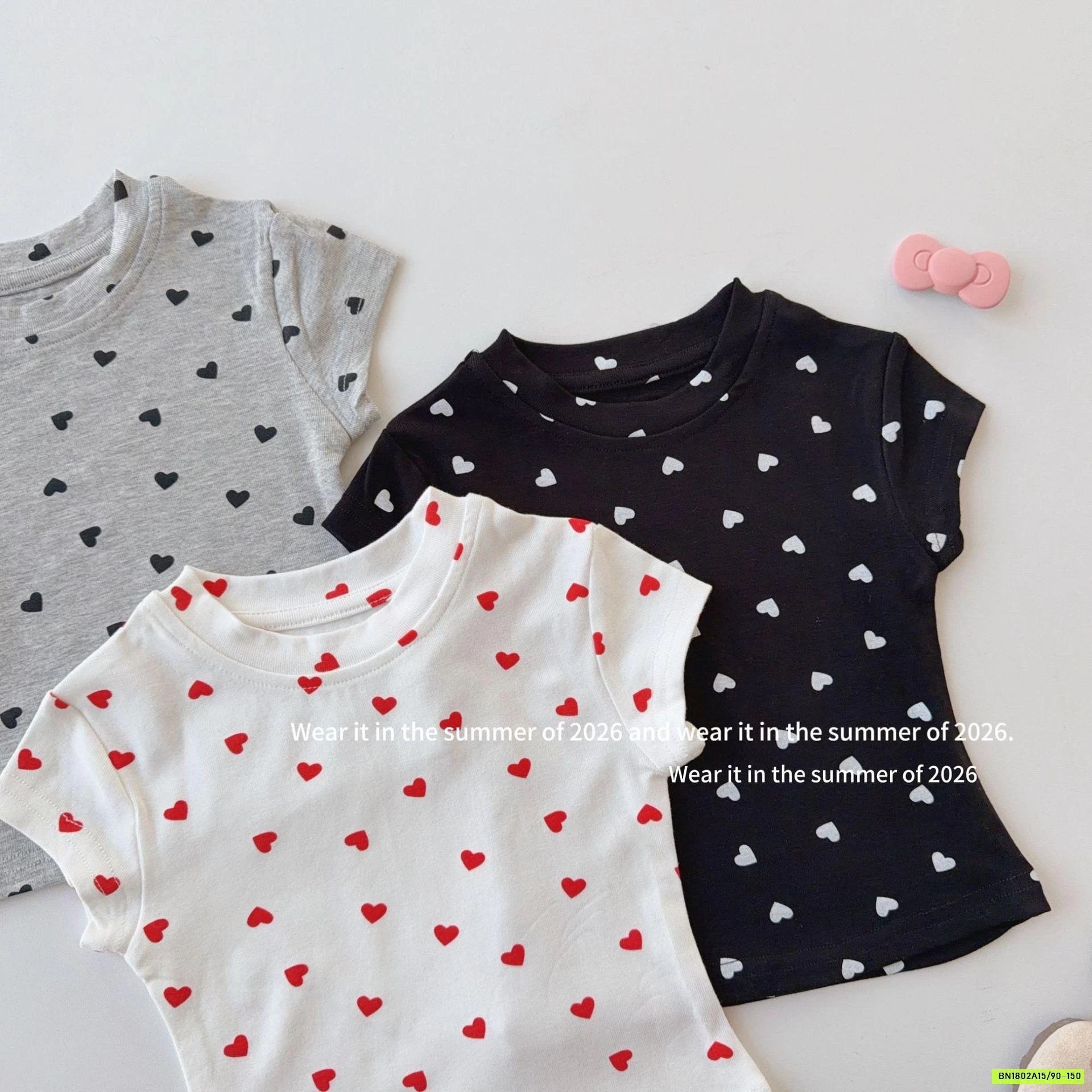 ÁO THUN TRÁI TIM T&Q KIDS