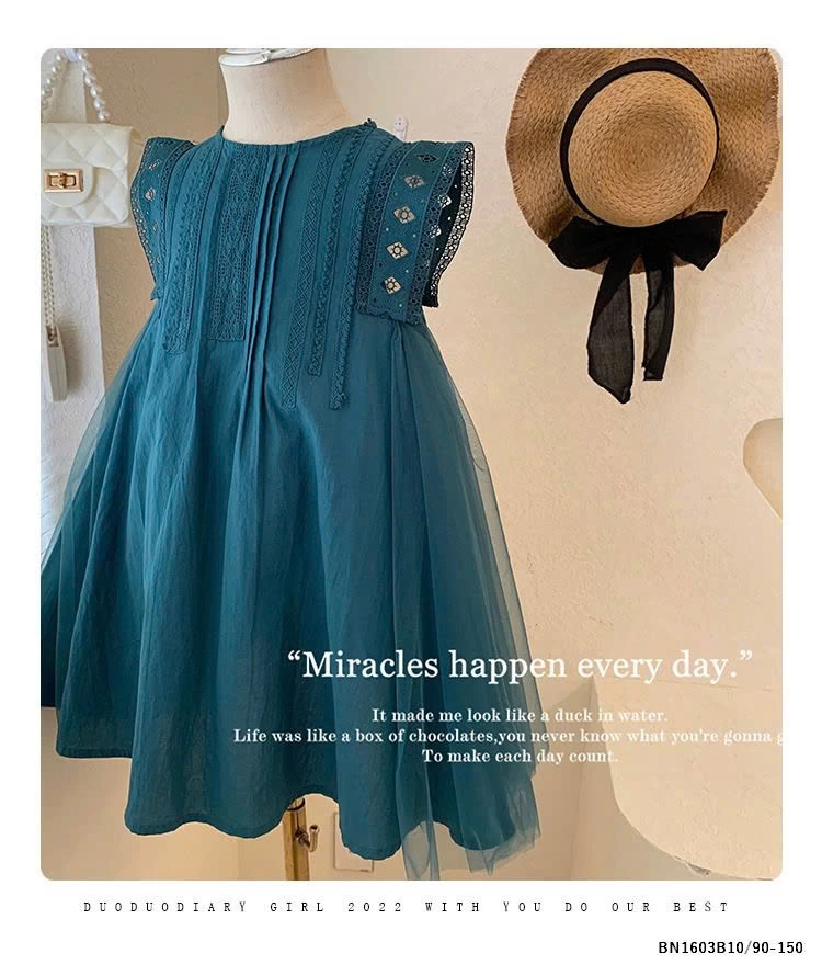 ĐẦM CÔNG CHÚA PHỐI REN QUỐC DÂN