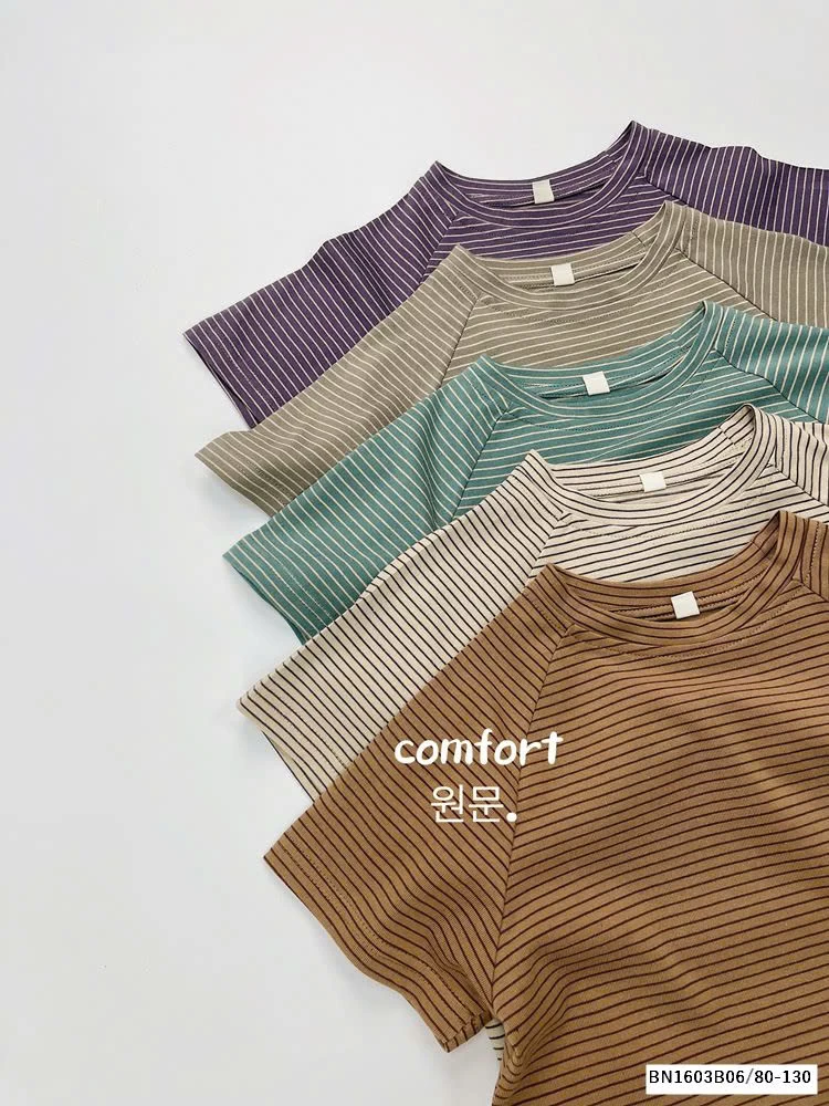 ÁO THUN KẺ TĂM XUẤT HÀN