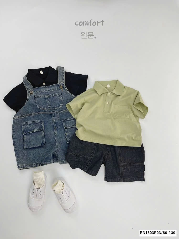 ÁO POLO TRƠN MÀU HÀN QUỐC