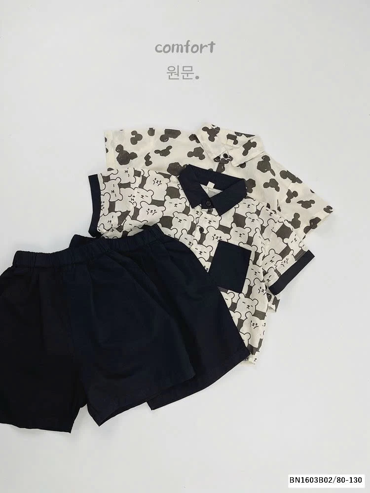 QUẦN SHORT THÔ CẠP CHUN ĐEN