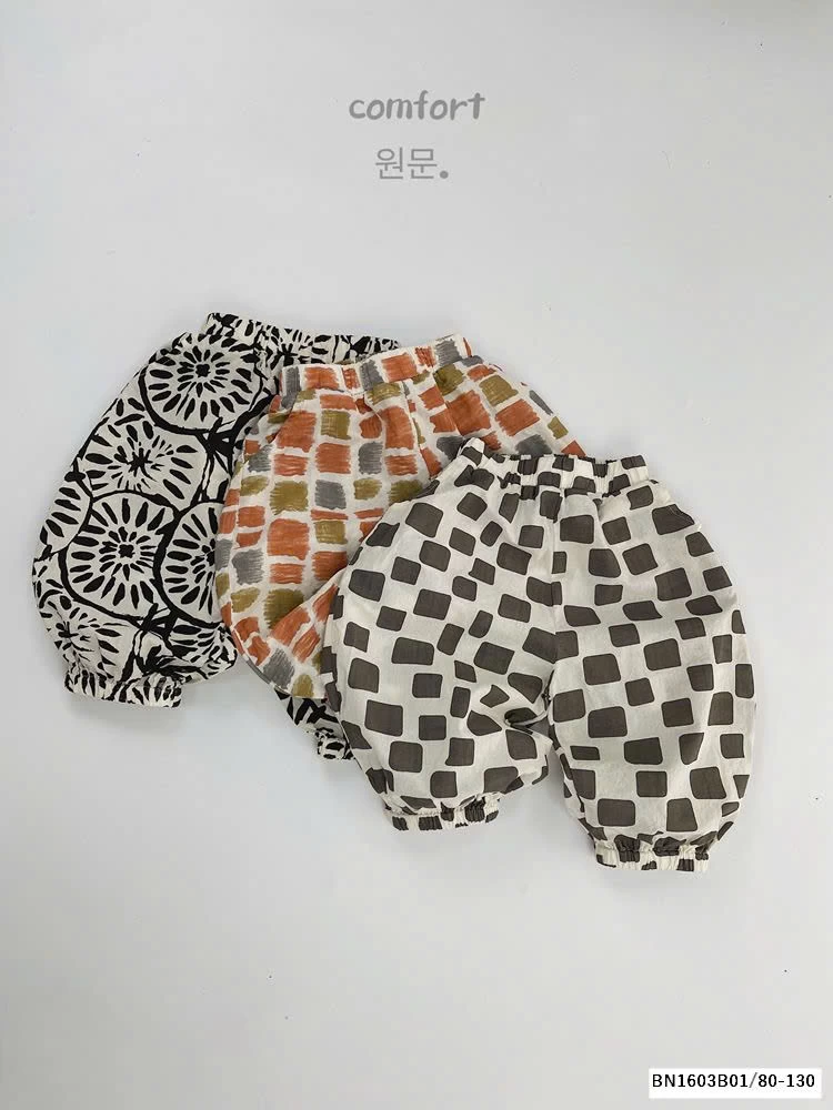 QUẦN BOM CHỐNG MUỖI HỌA TIẾT