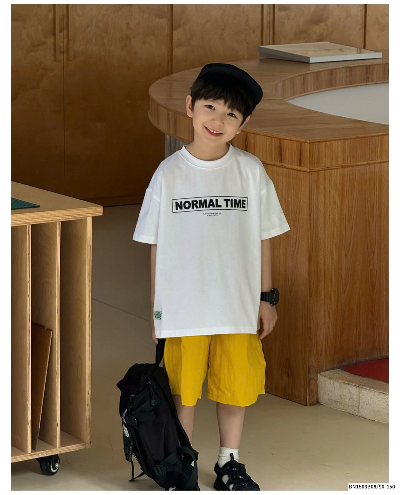 ÁO THUN BÉ TRAI CHỮ NORMAL TIME