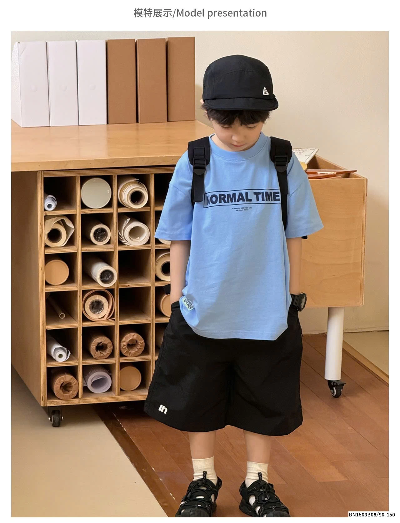 ÁO THUN BÉ TRAI CHỮ NORMAL TIME