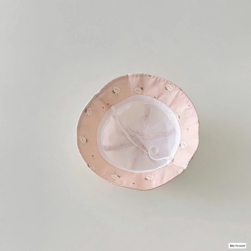 MŨ BÈO THỎ GẮN NƠ