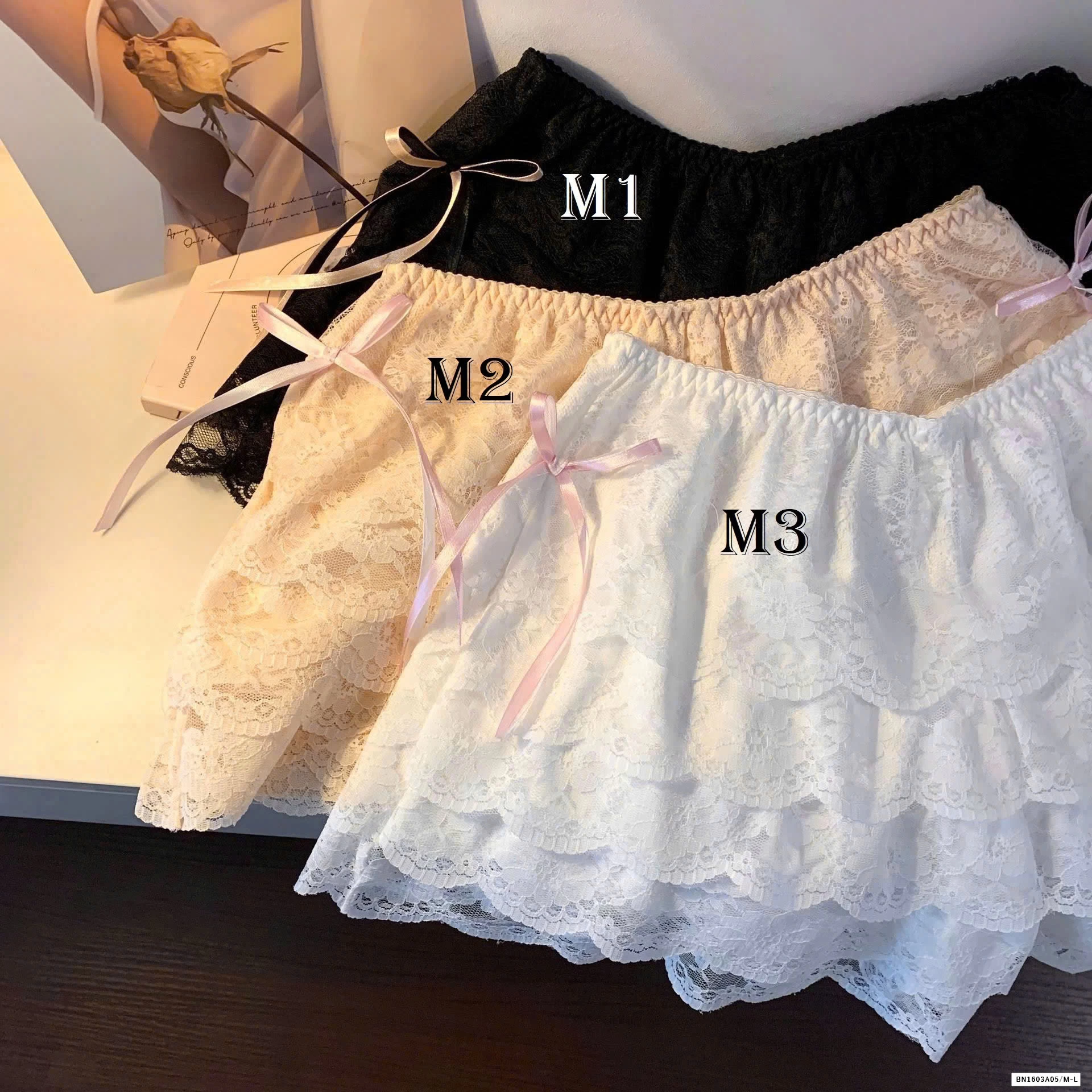 QUẦN NƠ REN CHO NỮ