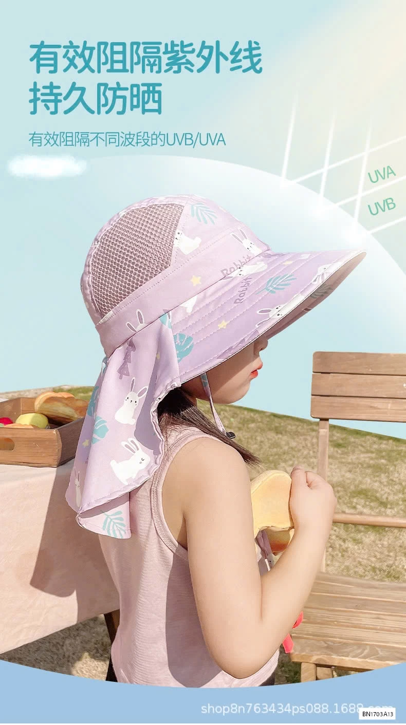 MŨ CHỐNG NẮNG IN HÌNH DỄ THƯƠNG