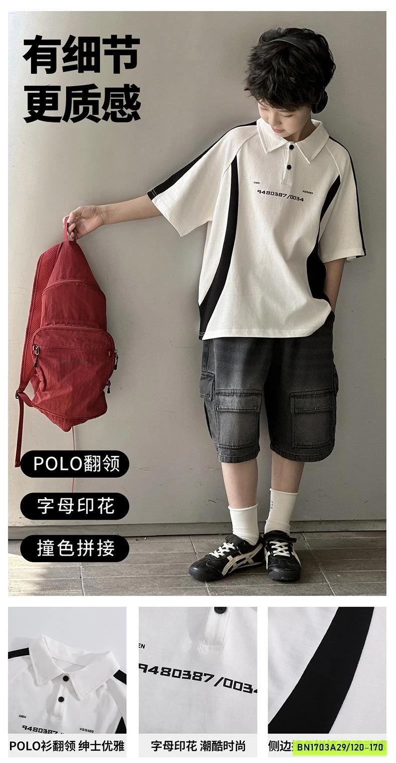 POLO PHỐI MÀU BÉ TRAI