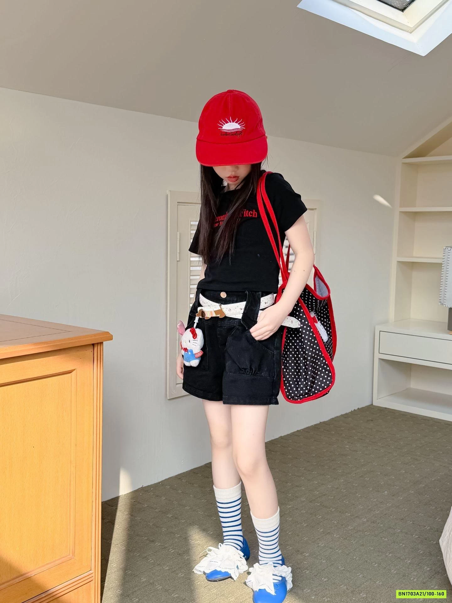 CROPTOP MIX SHORT ĐEN