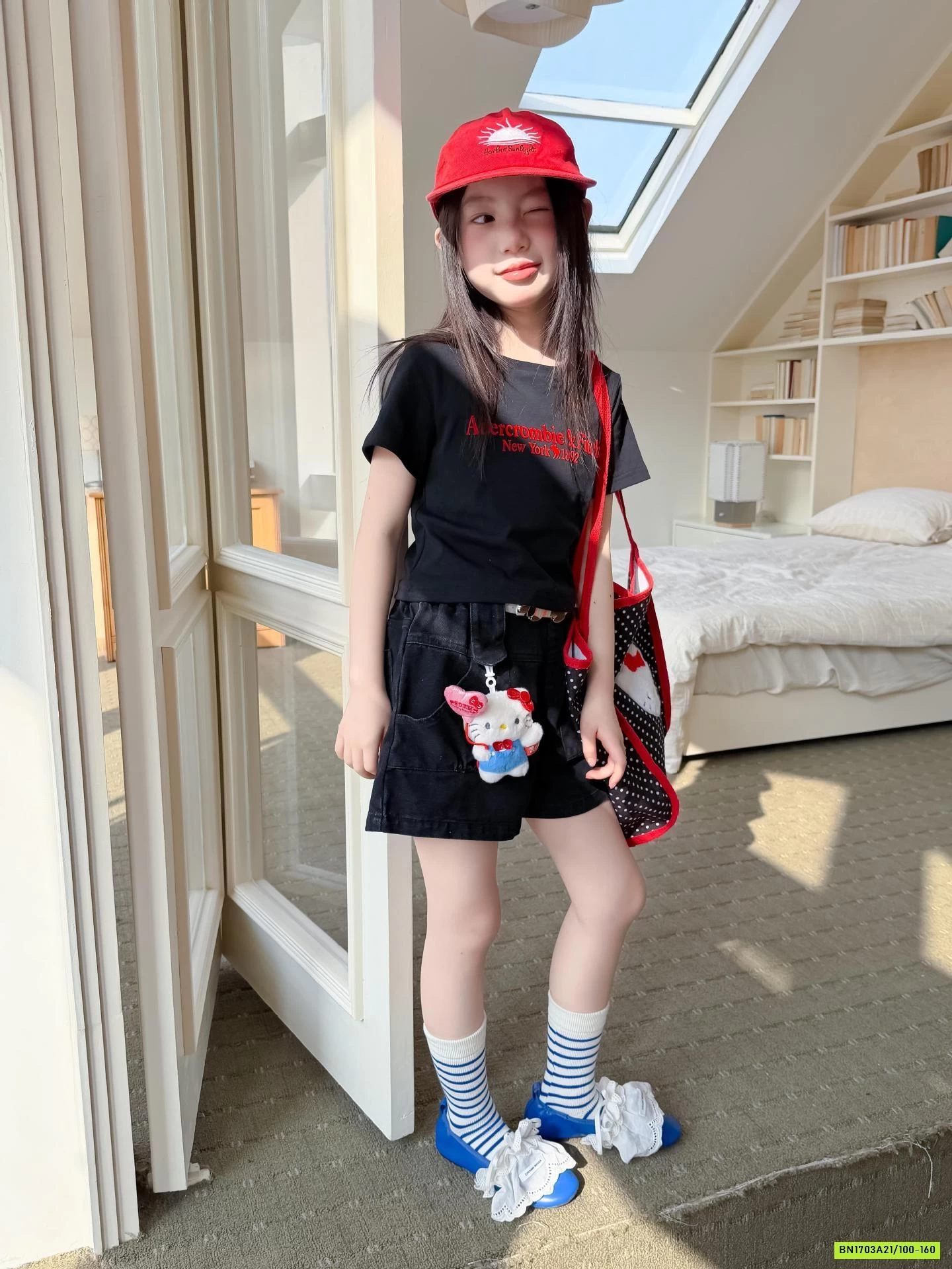 CROPTOP MIX SHORT ĐEN