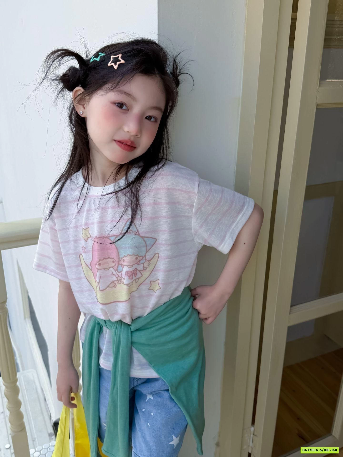 ÁO THUN GIẤY KẺ NGANG