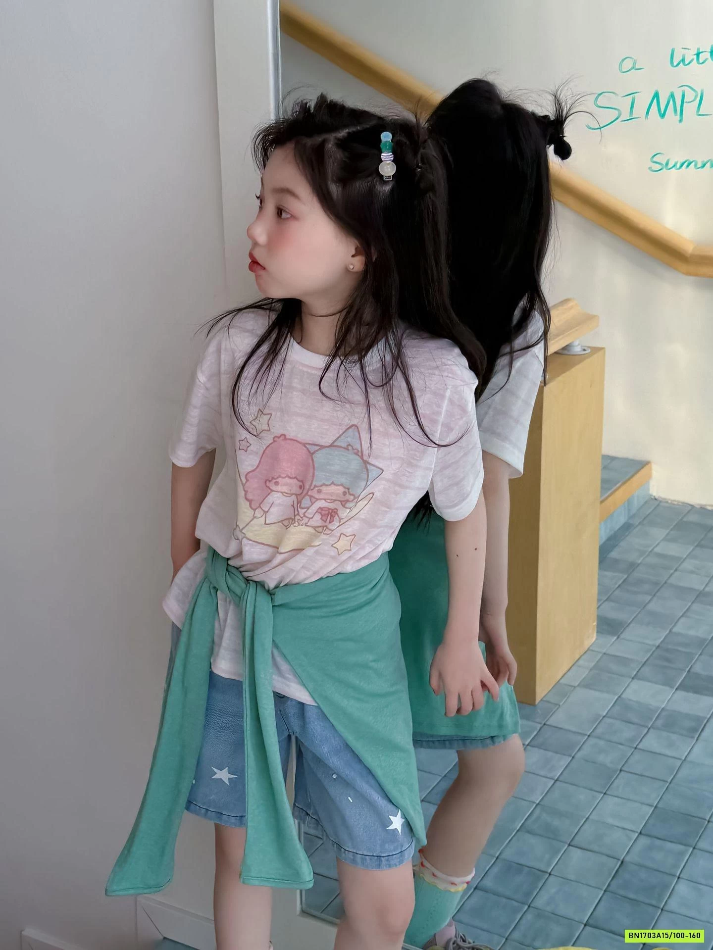 ÁO THUN GIẤY KẺ NGANG