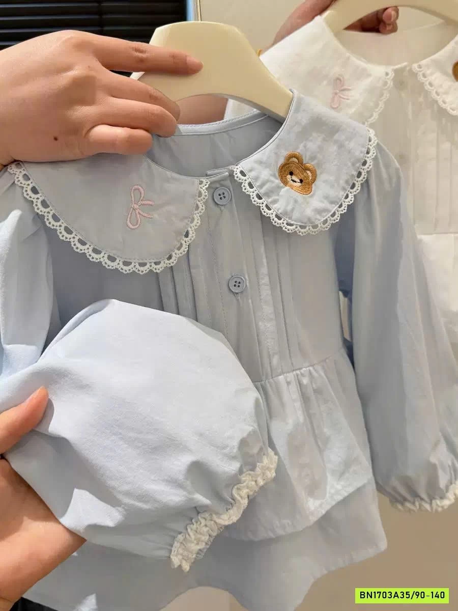 ÁO SƠ MI GẤU CHO BG