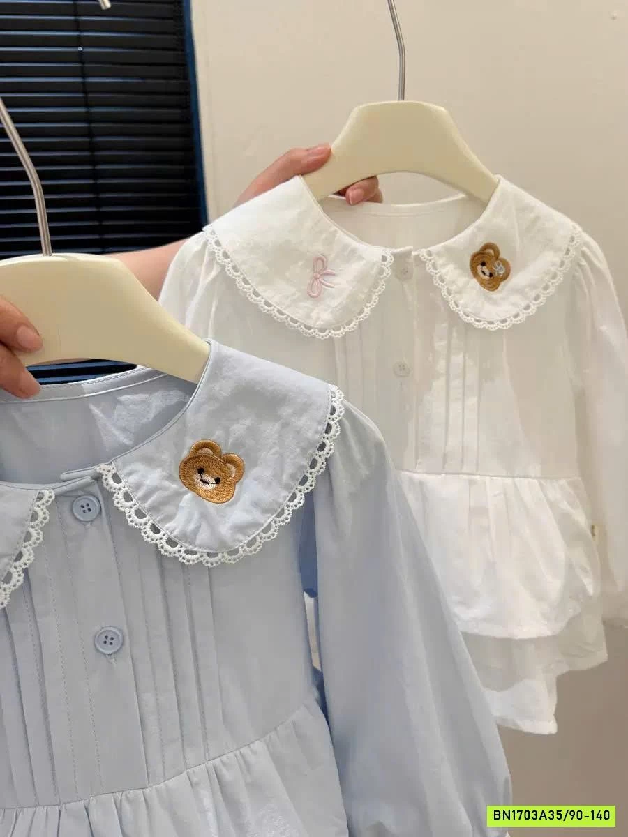 ÁO SƠ MI GẤU CHO BG