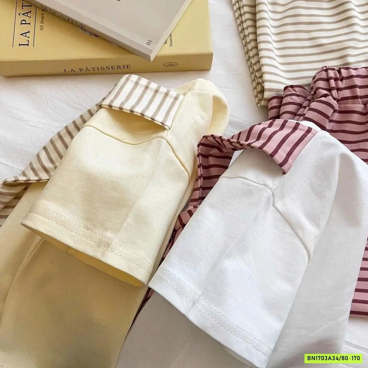 BỘ ÁO THUN KHĂN QUÀNG MIX QUẦN SUÔNG